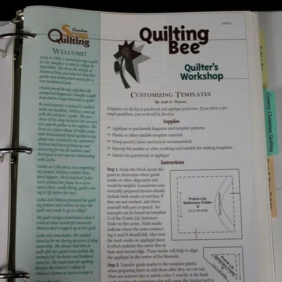 CREATIVE SCRAP QUILTING House of White Birches Bin - Picture 6 of 10